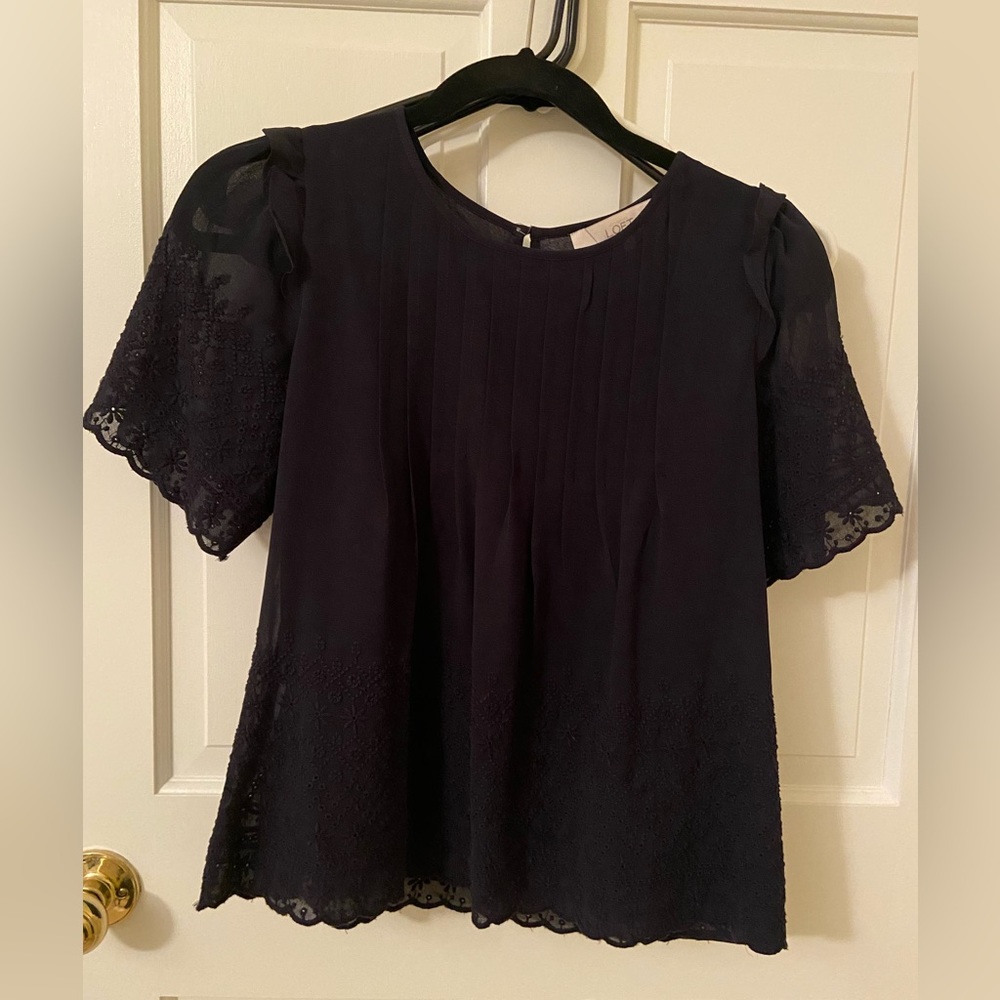 Loft navy top XSP